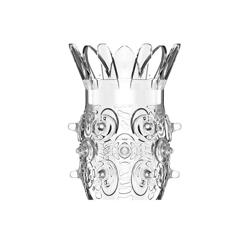 Fancy Lock Ring Series TPE Cock Ring, Slip-on Desensitizing Ring, Blue Mini Style — detail image 26
