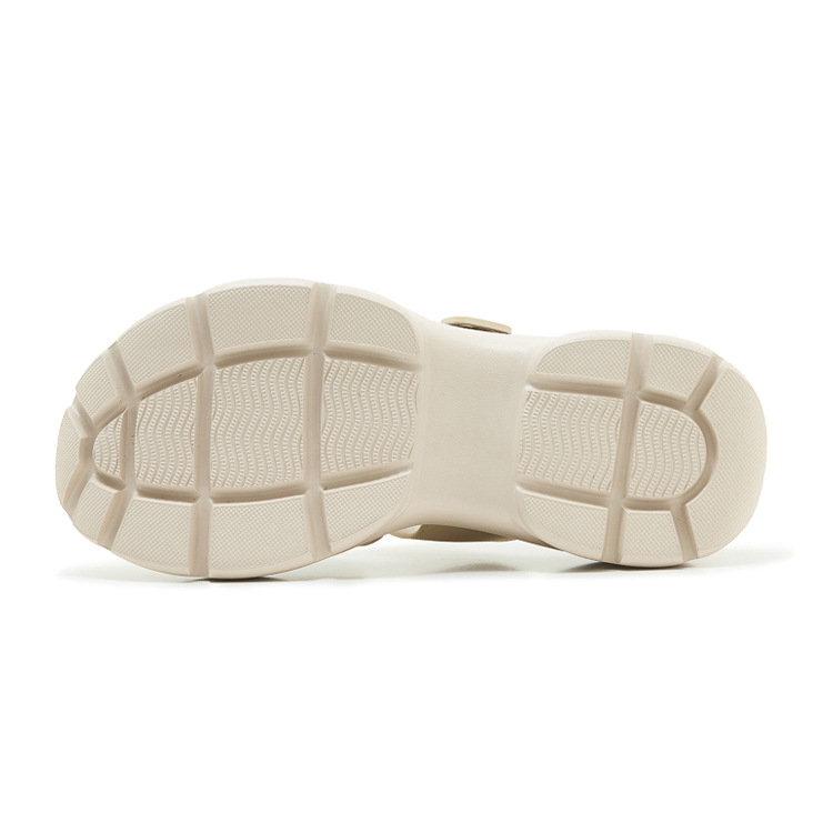 Dép sandal nữ đế dày quai chữ V có dán chống trượt phong cách thể thao — màu hồng, Xanh ngọc lam tốicolor, màu mơ chi tiết 33