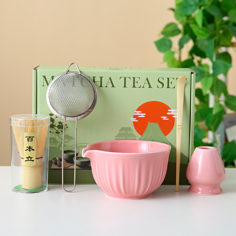 国境を越えた抹茶ボウル、抹茶ツール、ブラシ、日本茶茶碗、抹茶カップ、粉ボウル、ミキサー、茶筅器具セット|undefined