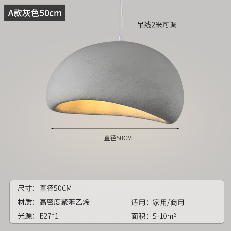 Wabi-Jifeng Candelabro Diseñador Cream Cafe Yuanbao B & B Restaurant