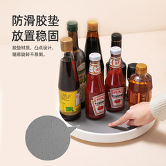 Kitchen rotating spice rack tray storage turntable condiment bottle jar organizer multifunctional storage plate