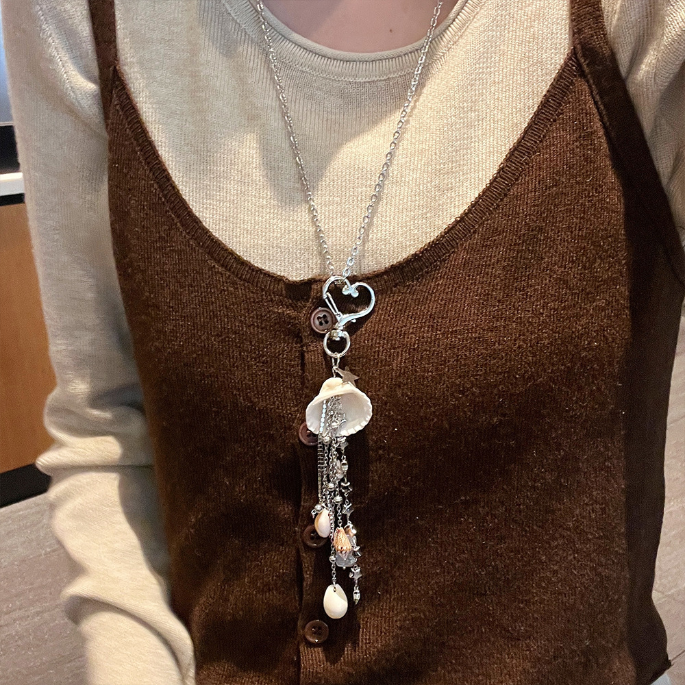 쉘 펜던트 목걸이 O-49