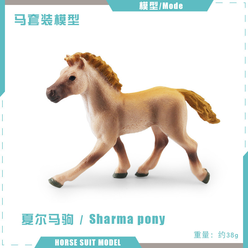 Modelo de hipopótamo de caballo de Bélgica Cross-border simulación bosque animal potro modelo