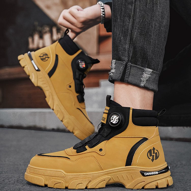 Martin сапоги мужской 2024 весной и осенью новый британский стиль мужской обуви осилки альпинистский ревень сапоги вращающиеся пуговицы короткие сапоги