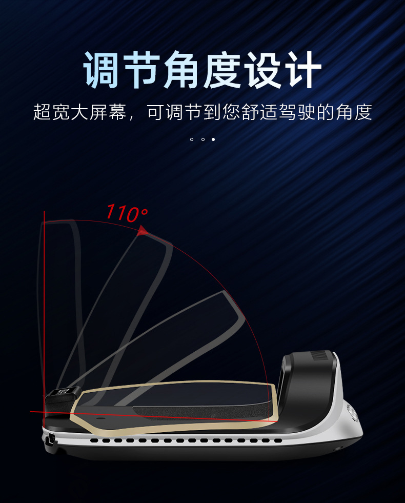 Smart Car Display Car Obd Speed Gps Projector No Ghosting Portable High-Definition Head-Up Display C3