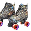 Children's flashing roller skates suitable for men and women for adults on four wheels for street skating