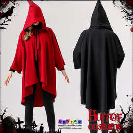 2024集合款 万圣节女巫恶魔服成人儿童服装 小红帽 cos服表演服