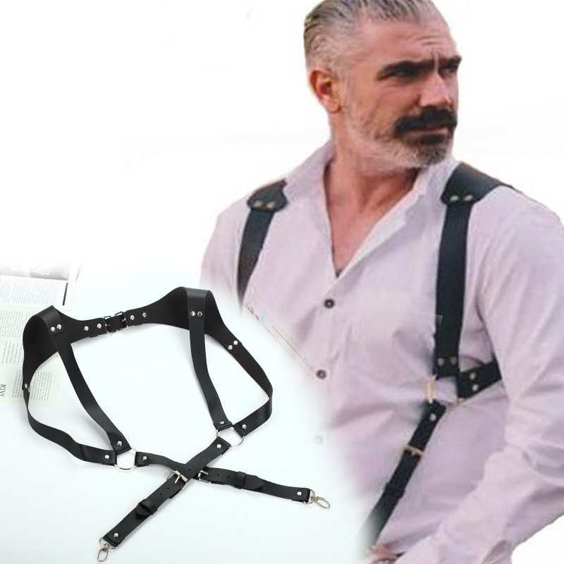 Europa y América transfronteriza nueva moda hombres Correa decorativa pu cuero ajustable británico casual Correa al por mayor