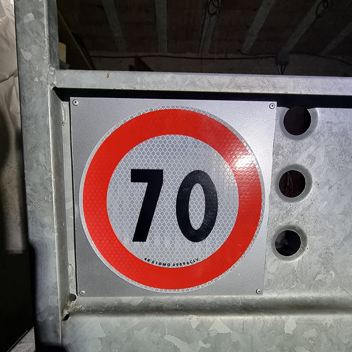 Amazon Speed Limit Sign Highly Reflective Auto Stickers 70 y 80 km estándar de la UE personalizable image 6
