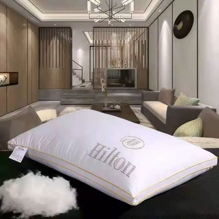 Пухлая подушка core Student single pillow heart пятизвездочный отель Hilton hotel model pillow производители точечных подушек оптом