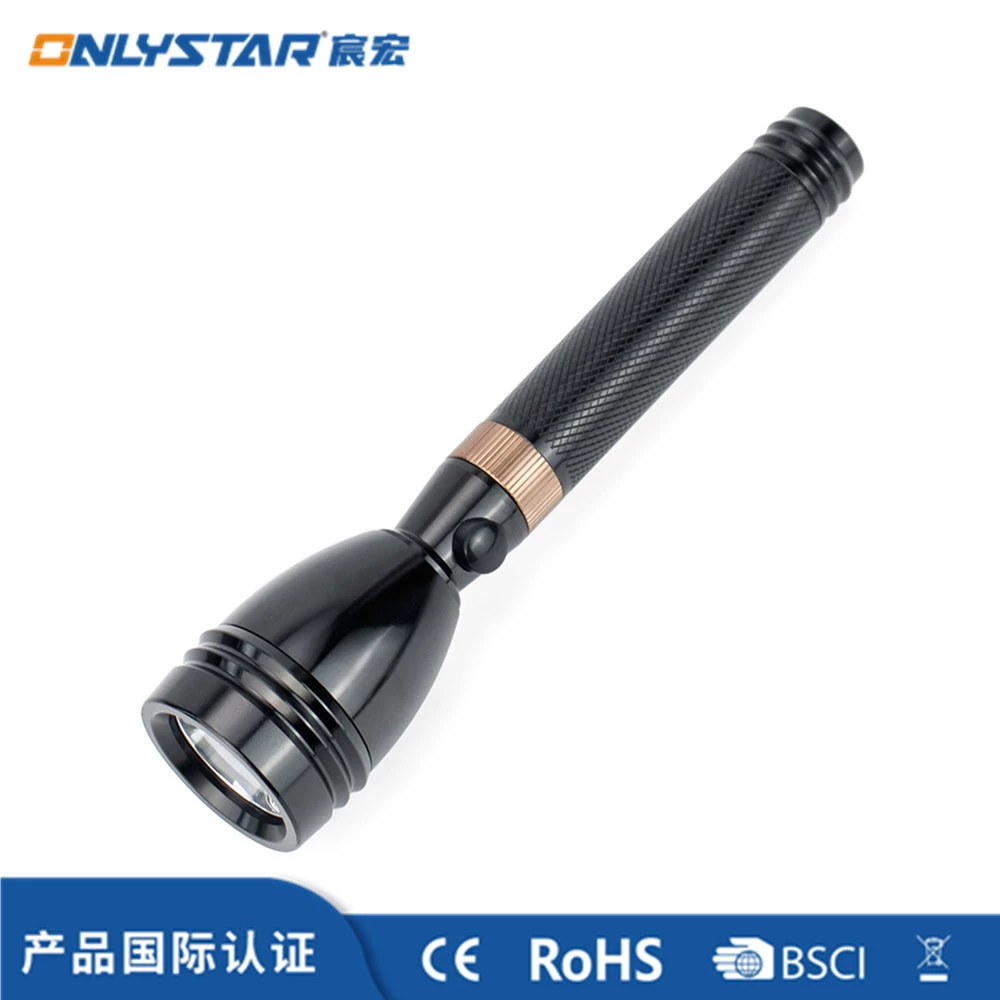 GS-9056A Ближний Восток горячая Распродажа DC круглый отверстие прямой зарядки Алюминиевый сплав Многофункциональный с аккумулятором и зарядным устройством фонарик костюм