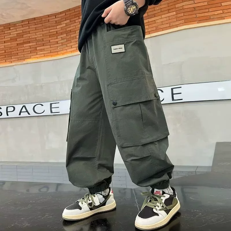 Children's trousers for boys, autumn, for teenagers