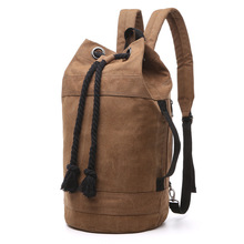 New fashion men's leisure bag Korean Canvas Backpack跨境专供