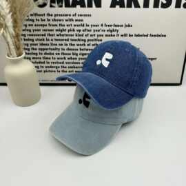 美式复古水洗牛仔鸭舌帽女韩版深顶大头围情侣街头潮牌棒球帽男