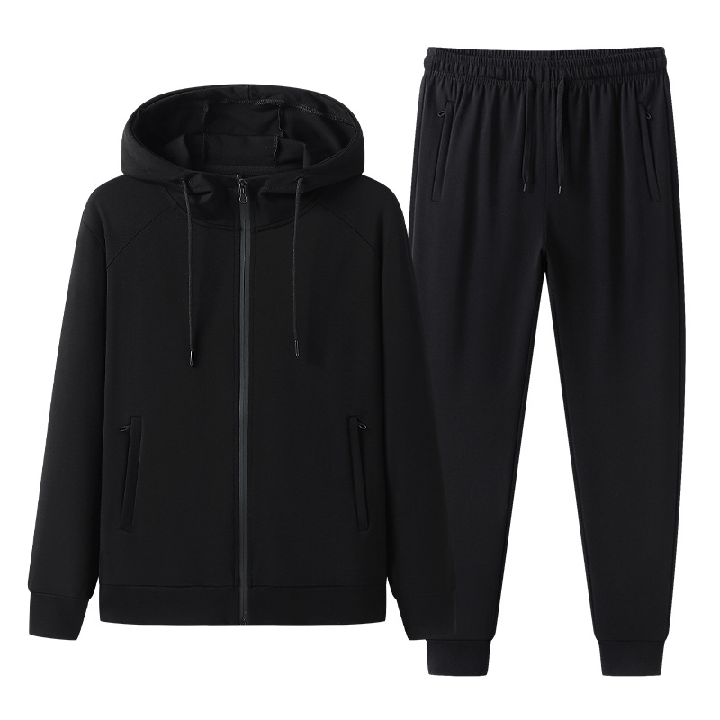 Transfronterizos primavera y otoño tiensil romano trajes deportivos masculinos casuales con sudadera encapuzada trajes sueltos pantalones de moda