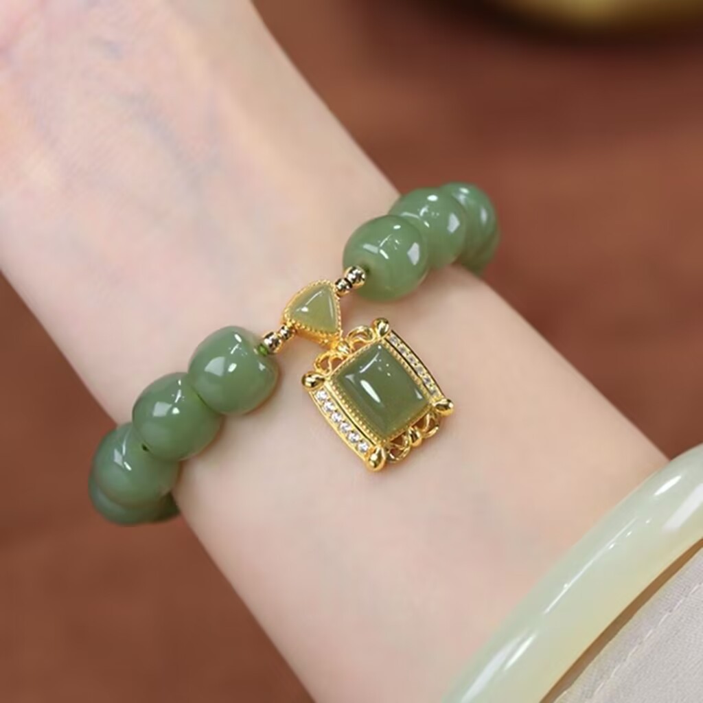 Vintage armband med sockerbit och sol minimalistisk design_voghion.com