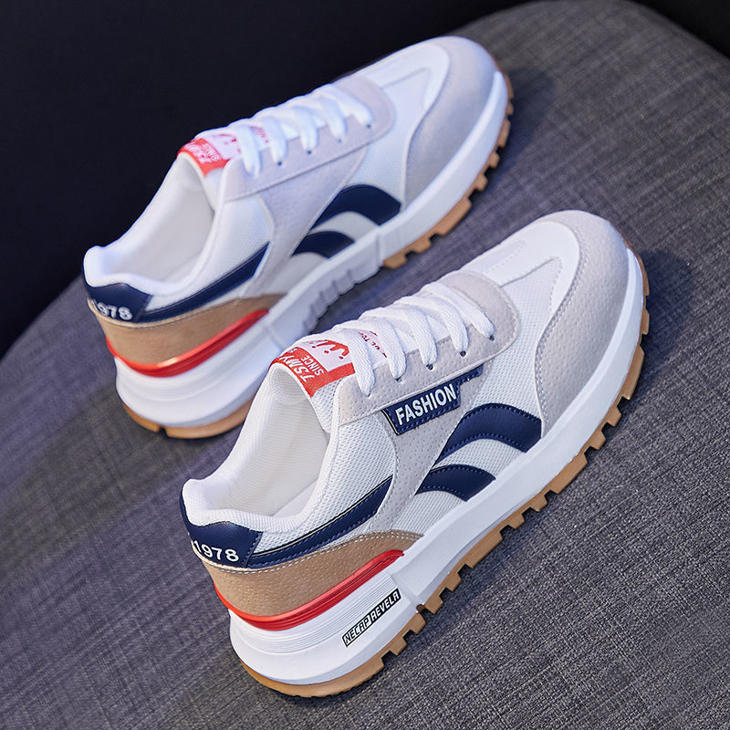 Nuevos zapatos de pareja coreanos de estilo gay, zapatos de malla Gump, zapatos de moda para hombres, zapatos de mujer, zapatos de waffle, zapatos casuales transpirables image 8