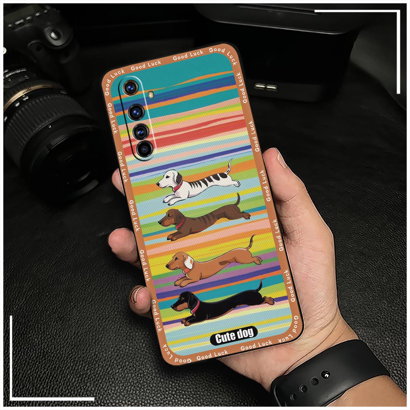 Suitable for Oppo Mobile Phone Case, Full Edge Cooling, Youthful Creativity, Digital Stylish, Fun Silicone Dustproof for Men and Women