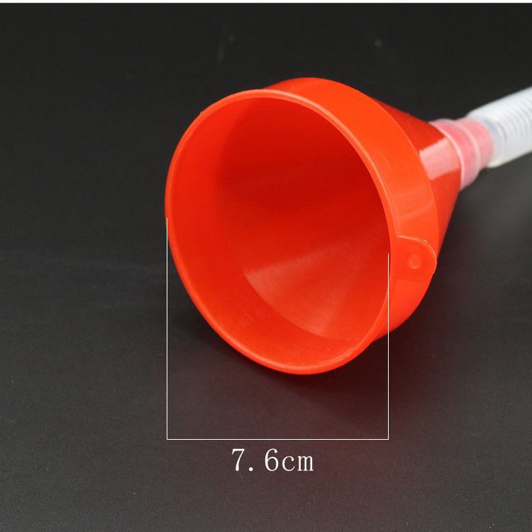 Guía de llenado de aceite de la motocicleta tubo de plástico embudo coche gasolina combustible líquido herramienta de reparación de combustible cubo doméstico
