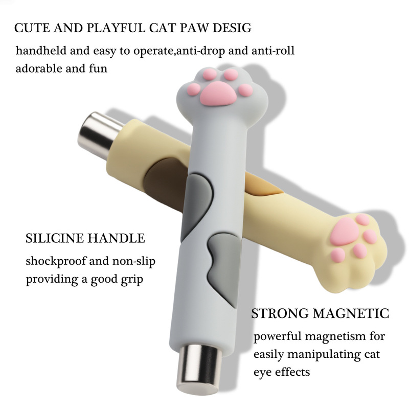 美甲猫眼吸铁石猫爪圆柱磁铁美甲店专用工具可爱萌宠防摔强力磁铁|undefined
