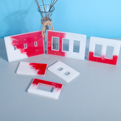 Satisfied DIY Drop Glue Mold Number 7 Switch Base Panel Mold Mirror Amazon