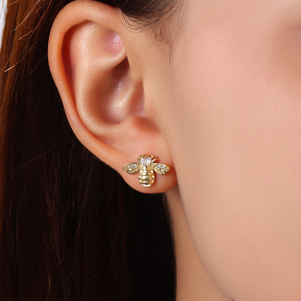 7g Weight Copper Ear Needle Material 18K Gold Plated Plating Material Zircon Inlay Material Ear Studs Classification 1 Piece Quantity Daily Occasion Copper Material Geometric, Heart Shape, Crown Pattern All Seasons Season Women's Gender Inlay Design Sweet Style 1 Piece Sweet Geometric Heart Shape Crown Inlay Copper Zircon 18K Gold Plated Ear Studs 41