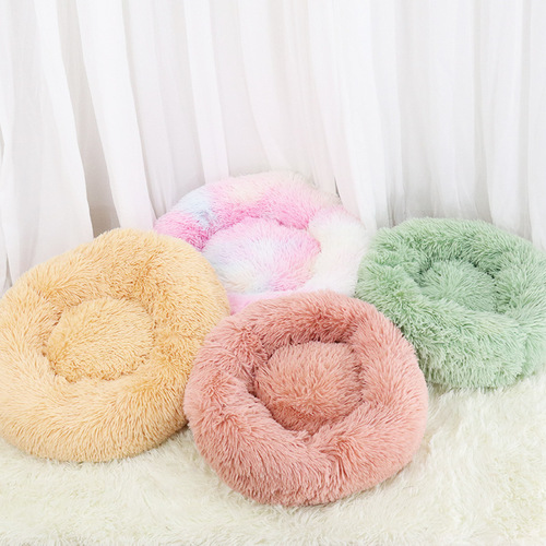 Pet Supplies Amazon Plush Round Pet House Cat House Four Seasons Universal Warm Cat House Wholesale