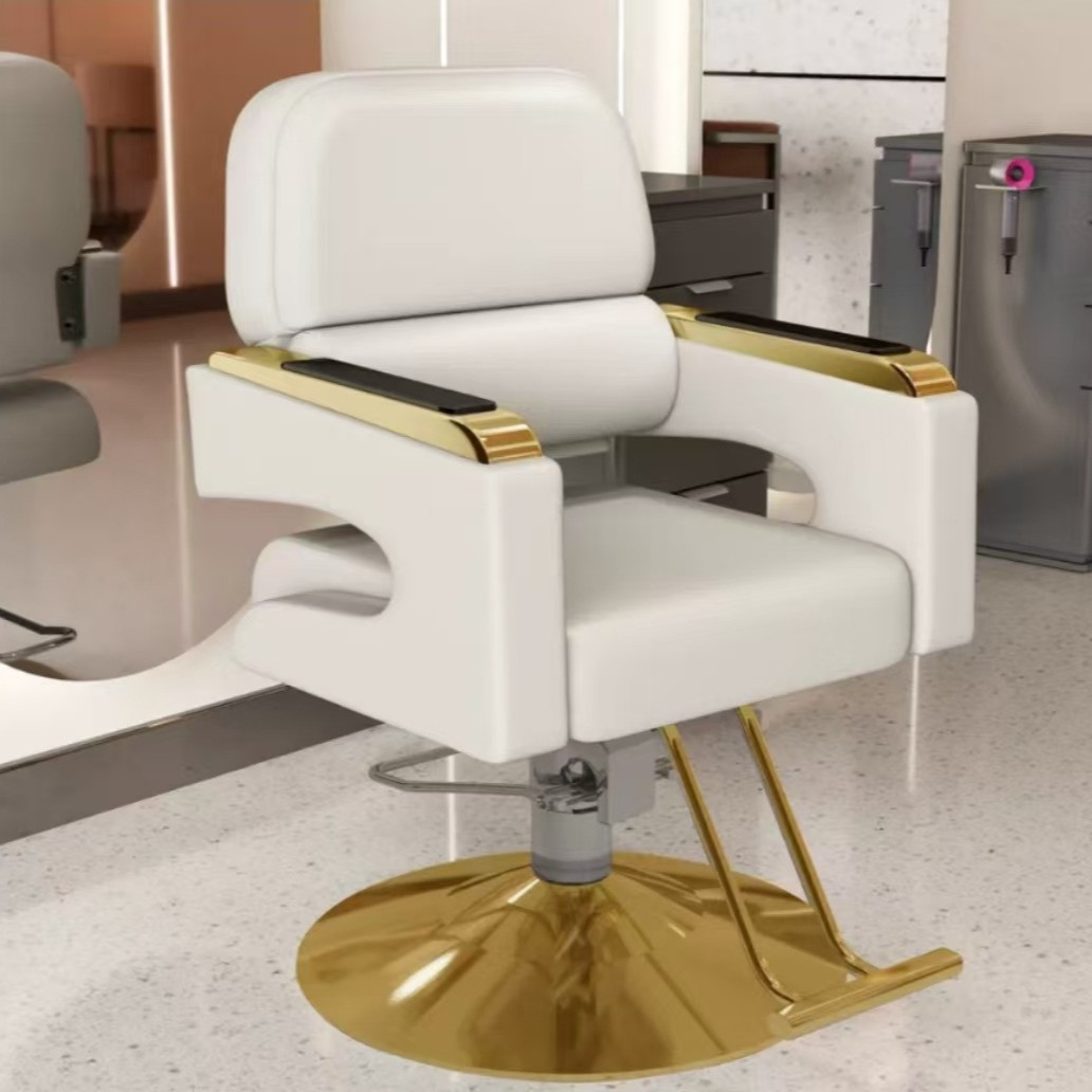 Sillón de peluquería, sillón de salón moderno, sillón de peluquería sencillo, sillón para cortar el pelo, sillón especial para permanente y tinte de salón, sillón de salón de belleza, uso comercial de alta gama.