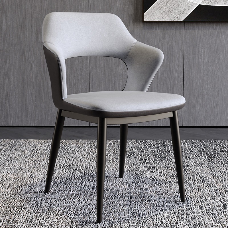 Silla de comedor minimalista italiana silla doméstica moderna silla de comedor silla de maquillaje silla de maquillaje silla de mesa