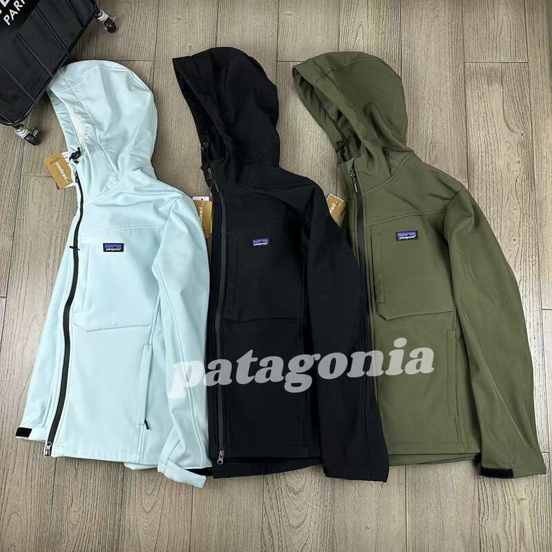 High Quality Pata Bata Autumn and Winter New Outdoor Mountaineering Sports Soft Shell Fleece-Lined Hooded Jacket Jacket for Men and Women