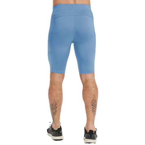 Silkgrid Sport Yoga Five Pocket Men's Summer Fitness Quick-Dry Tight Running Basketball Training Shorts