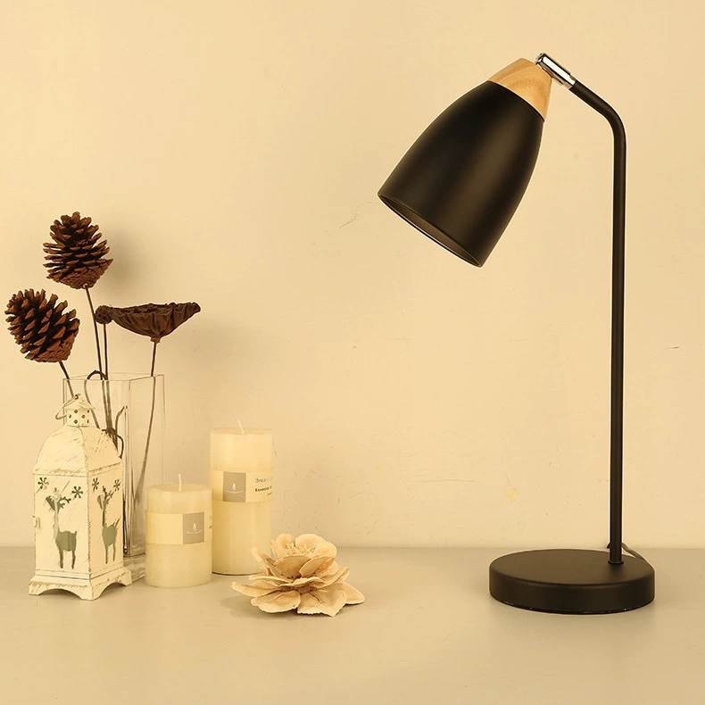 Factory sales simple bedroom bedside table lamp children's study store decoration decorative dimmable bedside table