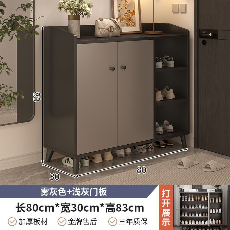 鞋柜收纳柜一体靠墙入户门玄关家用门口新款2025爆款室内储物鞋架|undefined