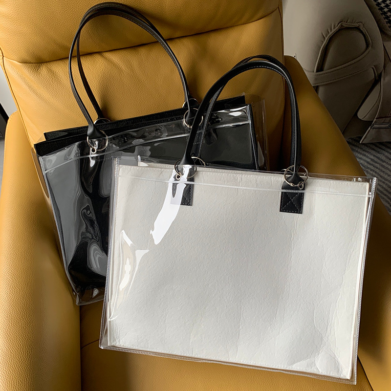 演唱会应援藏灯牌支架相机包毛毡托特包大容量有暗格夹层手提包