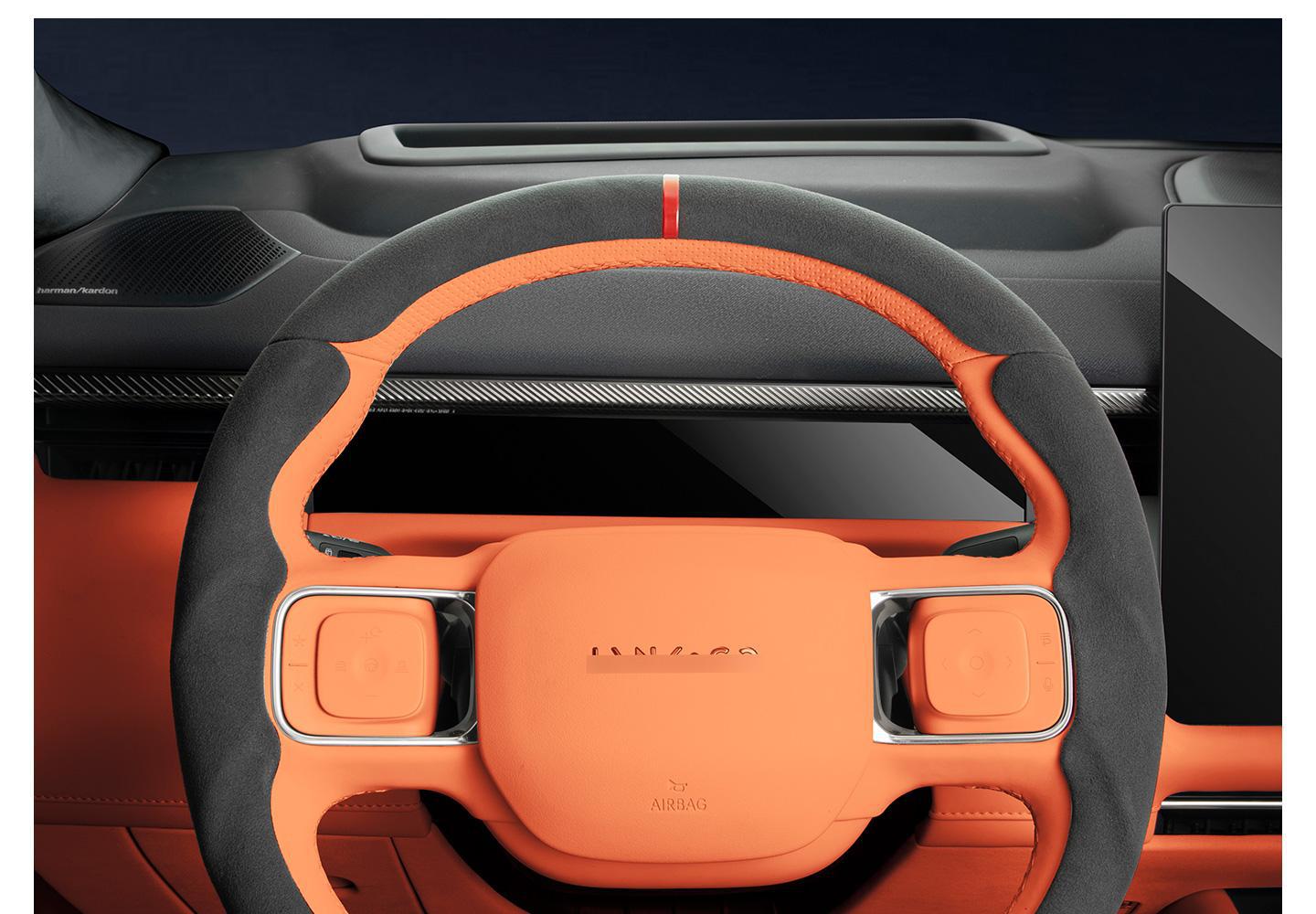 Suitable for Lynk & Co 900 Special Car Model, Three-Section Full-Cover Steering Wheel Cover, Car Handle Cover, Universal Accessory for All Seasons