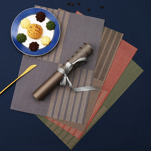 PVC household mat Teslin placemat insulation mat kitchen kitchen hotel insulation anti-slip table mat European tablecloth