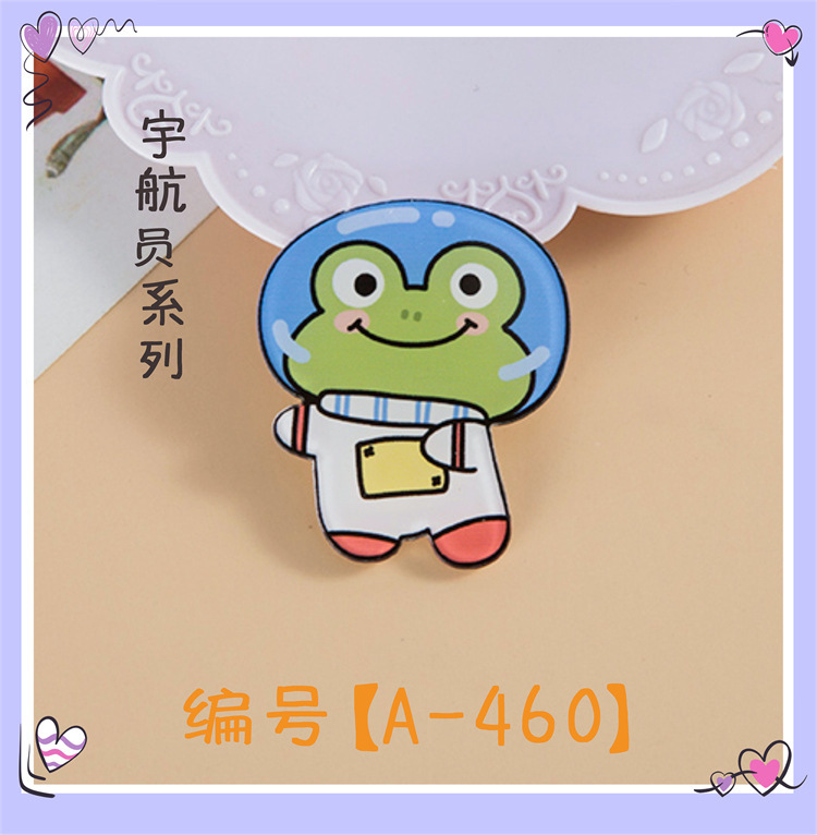 新型日韓かわいいアニメピンのアクリルブローチ卸売り宇宙飛行士宇宙飛行士バッジのアクセサリー|undefined