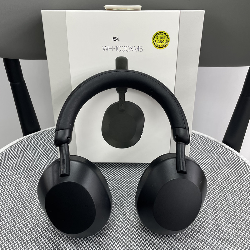 Cross-Border Anc Noise-Cancelling Wh-1000Xm5 Over-Ear Wireless Bluetooth Headphones with Super Bass and Noise Reduction, Full-Coverage Headphones