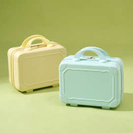 小型化妆箱迷你小行李箱14寸手提箱收纳包便携旅行密码箱定制LOGO