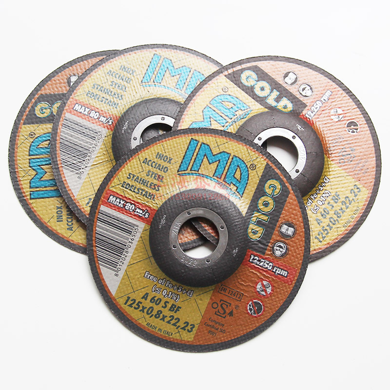 意大利进口砂轮片不锈钢切割片角磨机用超薄切片125*0.8铝基无铁