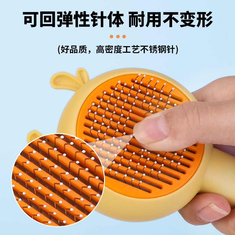 Peine de eliminación de pelo de perro Peine de gato Limpiador de pelo de perro Teddy para pelaje flotante Peine de aguja de bichón Cepillo de nudo abierto Productos para mascotas