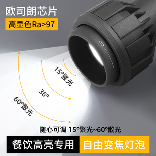 8V CatEring Spotlight BubblE Focusing and Glowing E27 ScrEw LED Spotlight FirE Shop Dining TablE High FingEr 97 GathEring