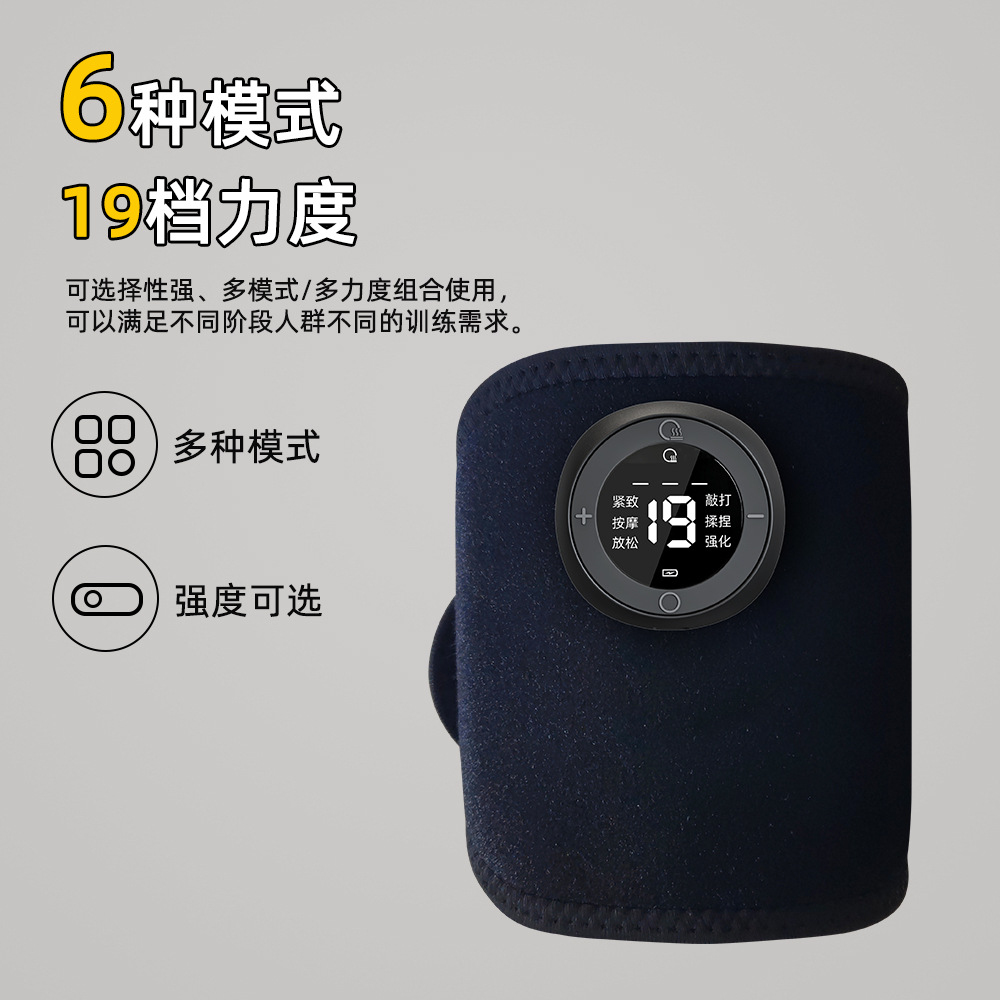 masajeador de muñeca de calentamiento eléctrico de pulso EMS masajeador de control de temperatura de pulso multifuncional de compresión caliente de vibración para dolor de articulaciones