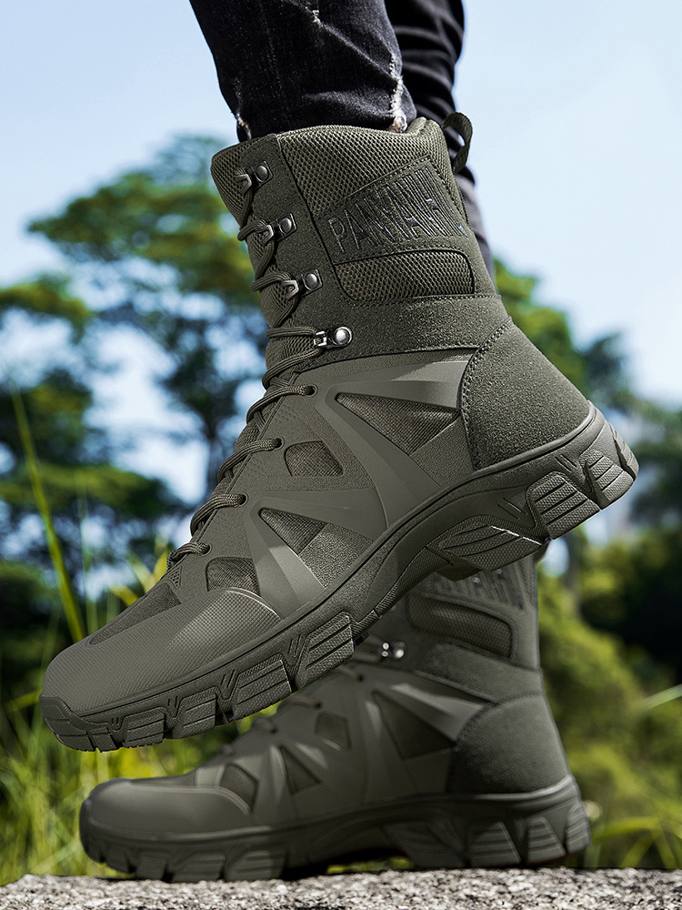 Martin botas grandes zapatos de caminata del desierto para hombres botas militares anti-colisión anti-patada botas tácticas al por mayor transfronterizas