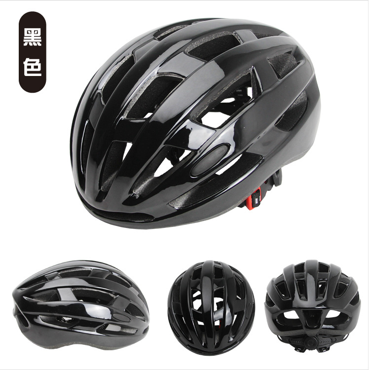 Casco de bicicleta con lámpara integral formado para hombre y mujer carretera de montaña ligera permeable casco de seguridad equipo de ciclismo