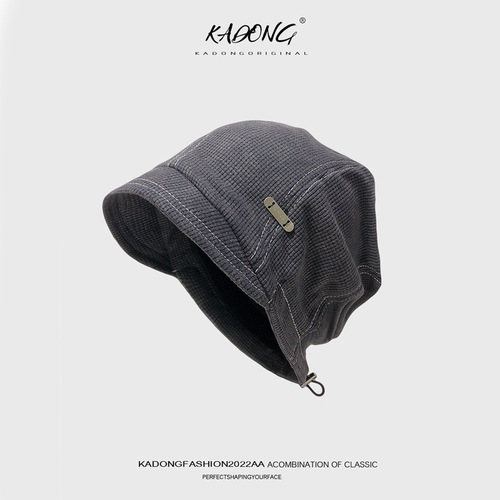 Celebrity Postpartum Hat for Women, Summer Thin Elastic Strap Adjustable for Spring and Autumn, Large Head Size Pile Hat, Loose Fitting Cold Hat