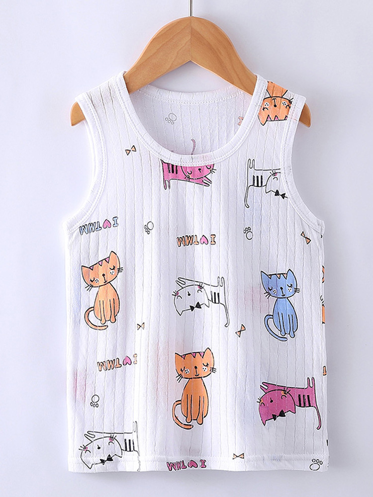 Cotton summer children's base body-friendly T-shirt for boys…