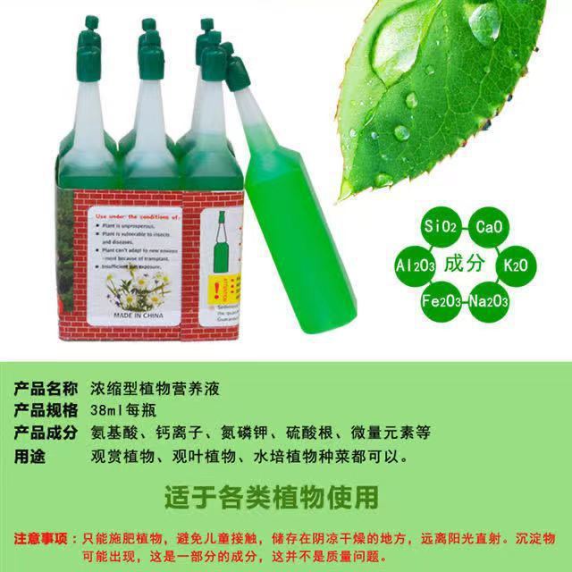 卸売り汎用型植物栄養液花卉葉面肥水培緑植鉢植え液体肥多肉果樹肥料|undefined