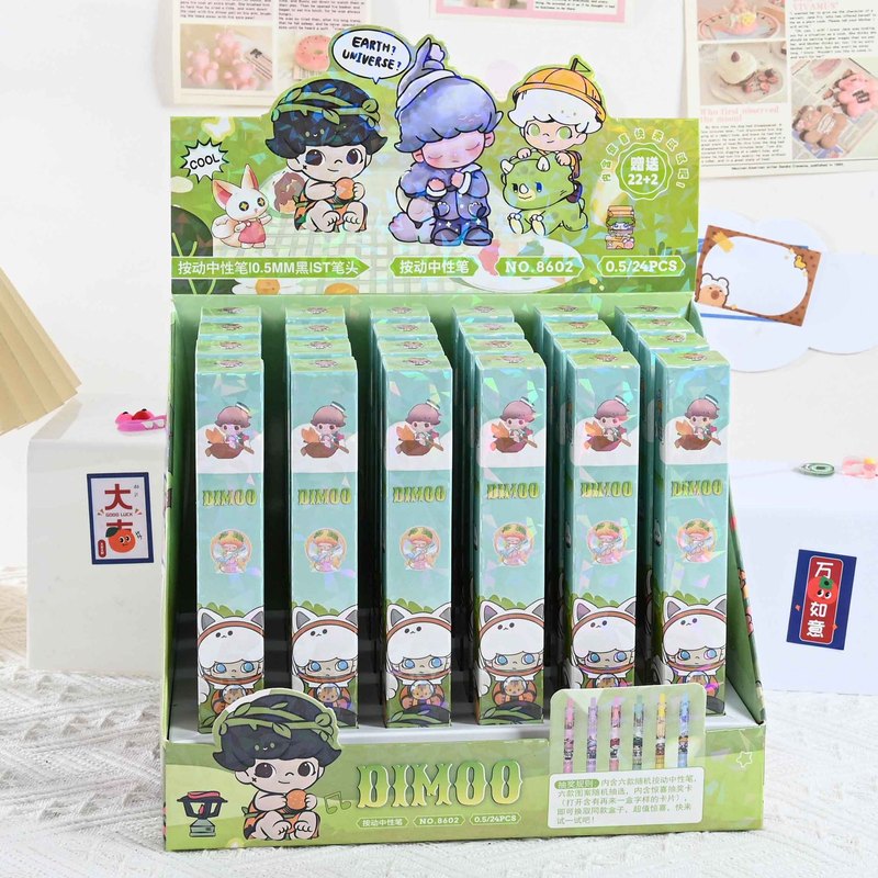 新款猫和老鼠盲盒笔卡通高颜值汤姆杰瑞签字笔书写顺畅按动中性笔|undefined
