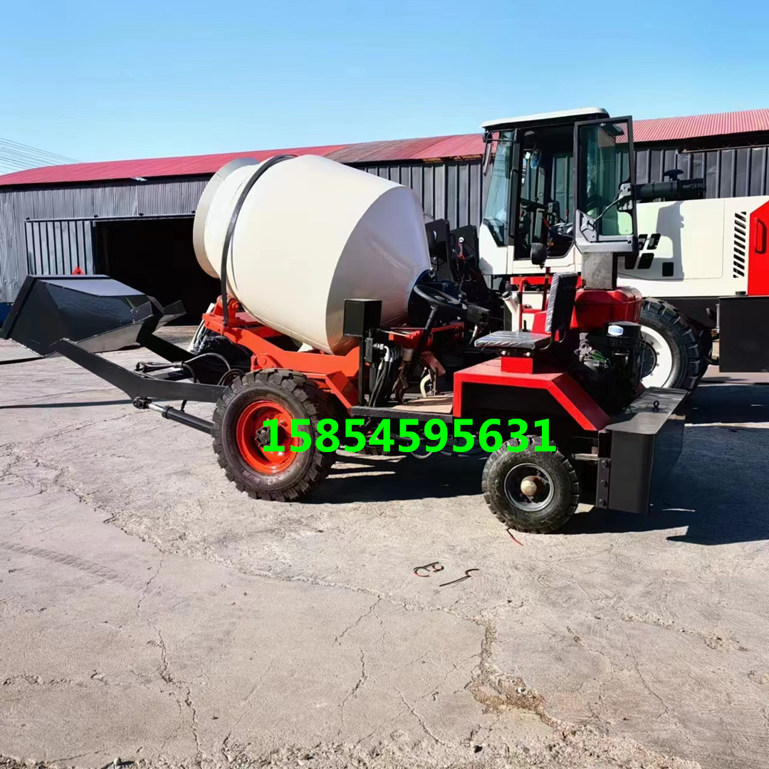 出口Russia 小型自上料搅拌车 1方1.5方全自动上料搅拌车 搅拌罐